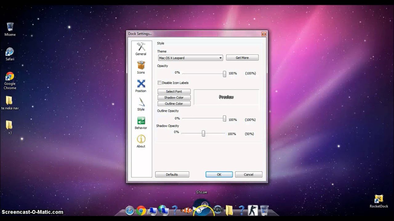 Mac Os Dock Download Windows 7